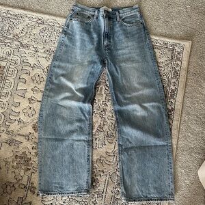 Denim Forum Farrah High Rise Wide Leg Jean